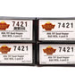 Broadway Limited 7421 N B&O ARA 70-Ton Quad Hopper Pack B (Pack of 4) LN/Box