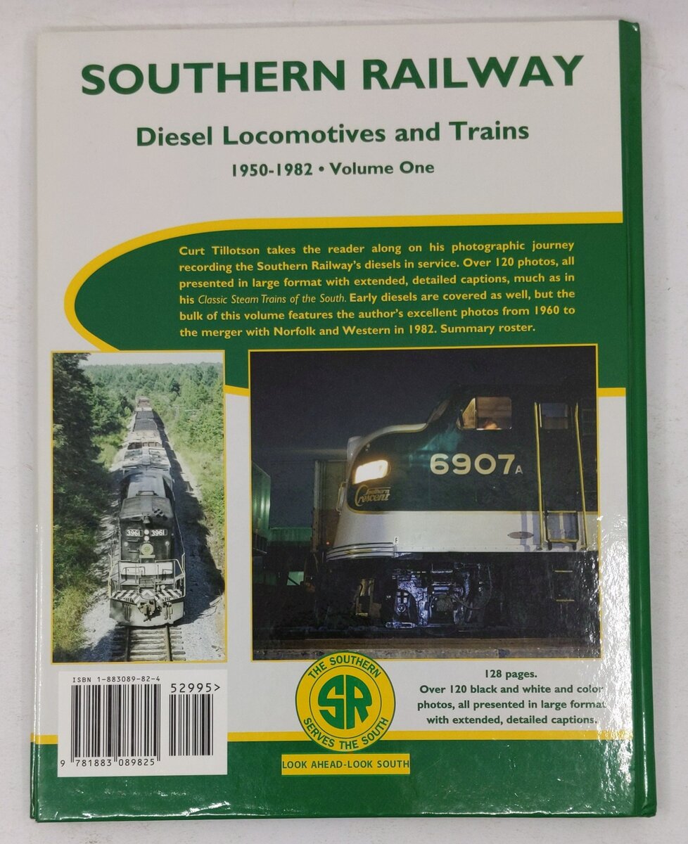 Southern Railway Hardcover Book By Curt Tillotson EX