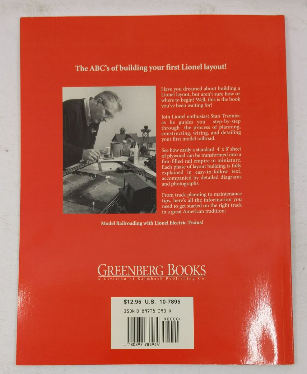 How to Build Your First Lionel Layout Paperback Book By Stanley W. Trzoniec VG