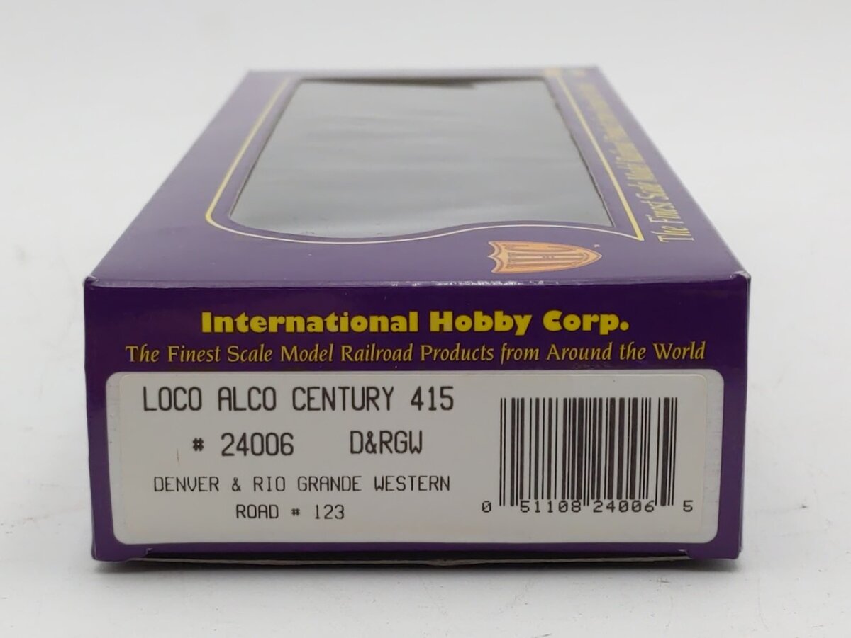 IHC 24006 HO Scale Denver & Rio Grande Western Diesel Locomotive #123 LN/Box