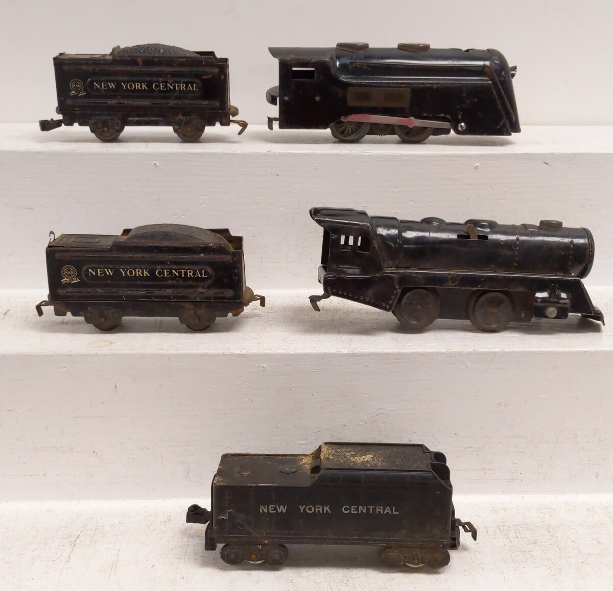 Marx Vintage O Steam Locomotives & Tenders [5]