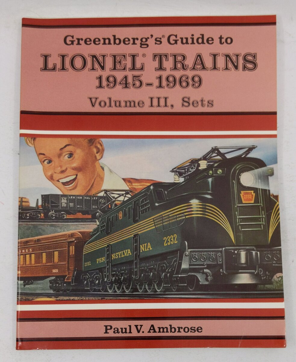 Greenberg's Guide to Lionel Trains, 1945-1969, Vol. 3, Sets Paperback Book VG