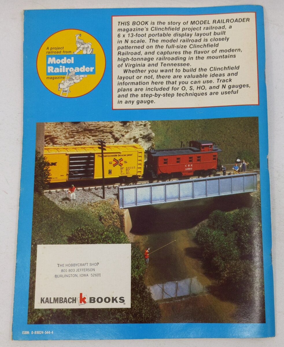 Modeling the Clinchfield Railroad in N Scale Paperback Book By Gordon Odegard