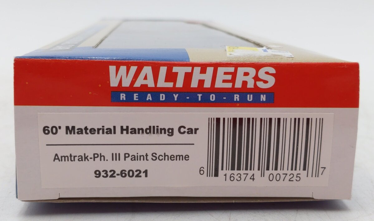 Walthers 932-6021 HO Scale Amtrak Phase III 60' Material Handling Car #1563 LN/Box
