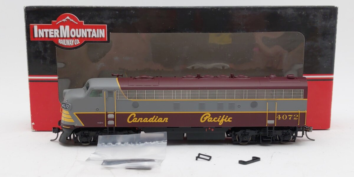 InterMountain 49938s-07 HO Canadian Pacific FP7 Diesel Locomotive w/Sound #4072 EX/Box