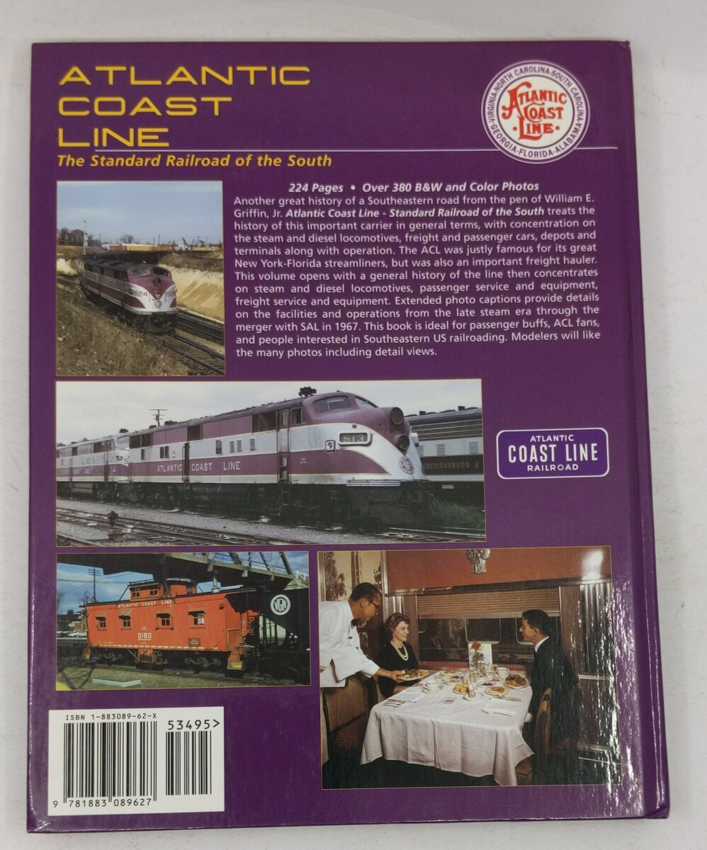 Atlantic Coast Line Hardcover Book By William E. Griffin Jr. LN
