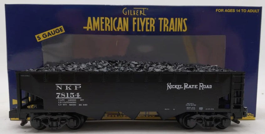 American Flyer 6-44052 S Nickel Plate Road American Flyer 3-Bay Hopper #78154