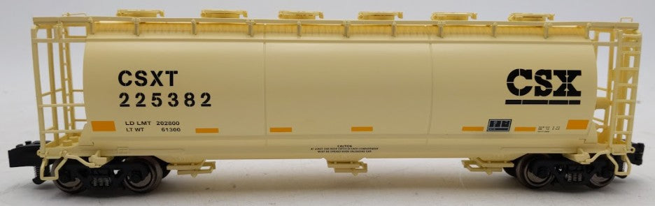 American Flyer 1919352 S Gauge CSX Cylindrical Hopper #225382