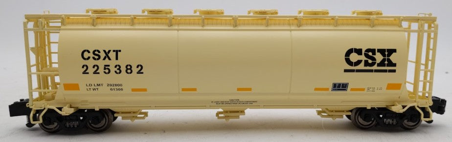 American Flyer 1919352 S Gauge CSX Cylindrical Hopper #225382
