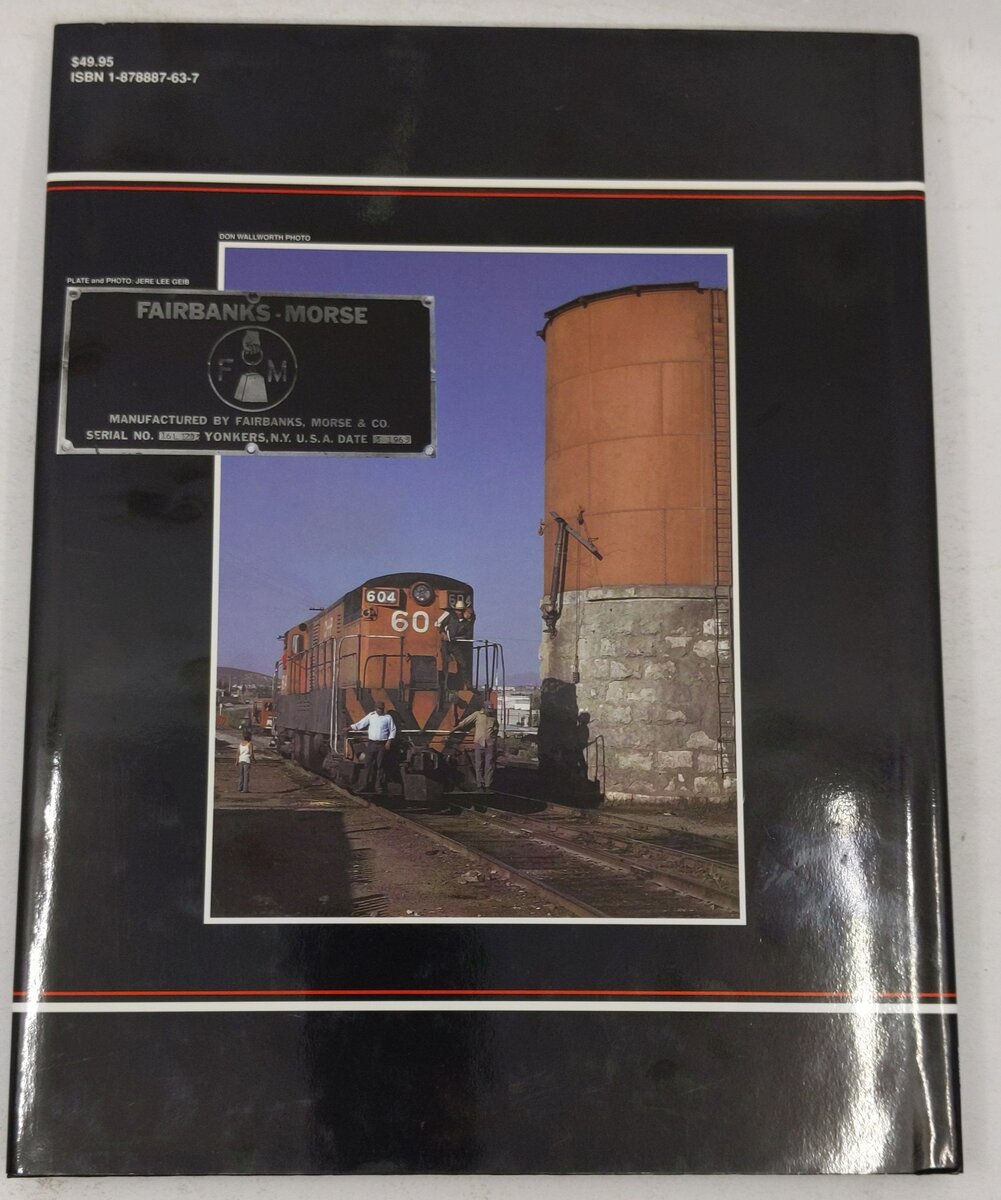 Fairbanks-Morse locomotives in color Hardcover Book By Jim Boyd EX