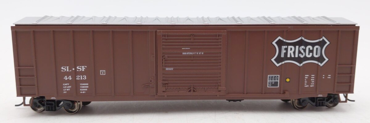 Bachmann 14908 HO Frisco 50' Outside Braced Boxcar with Fred #44213