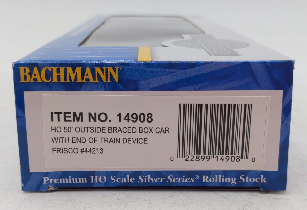 Bachmann 14908 HO Frisco 50' Outside Braced Boxcar with Fred #44213