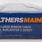 Walthers 910-30003 HO CB&Q 85' Budd Large-Window Coach RTR