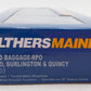 Walthers 910-30303 HO Scale Chicago, Burlington & Quincy 85' Budd Baggage Car
