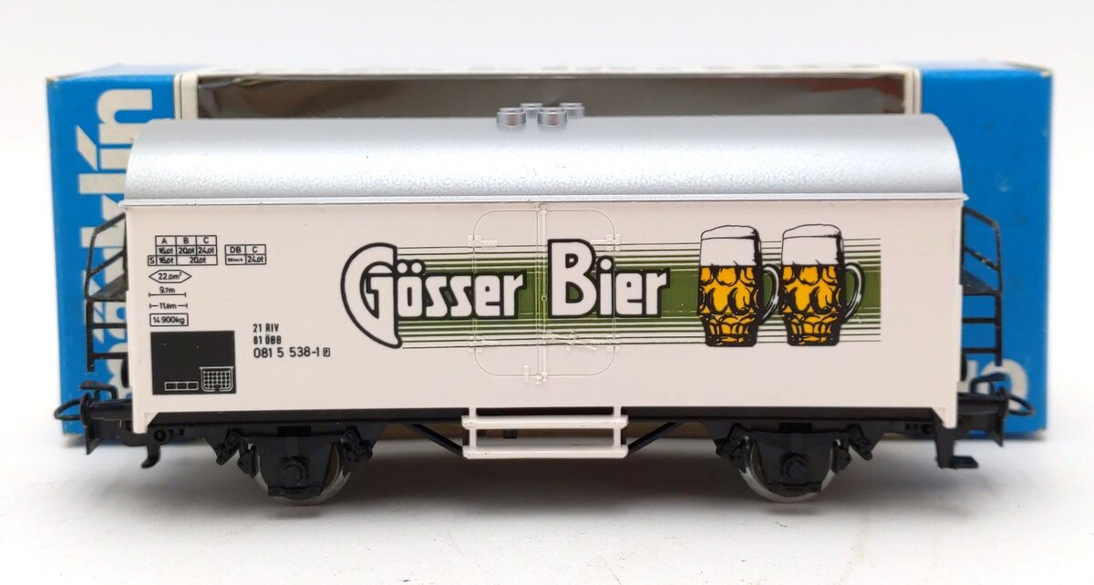 Marklin 4567 HO Scale Gosser Beer Car LN/Box