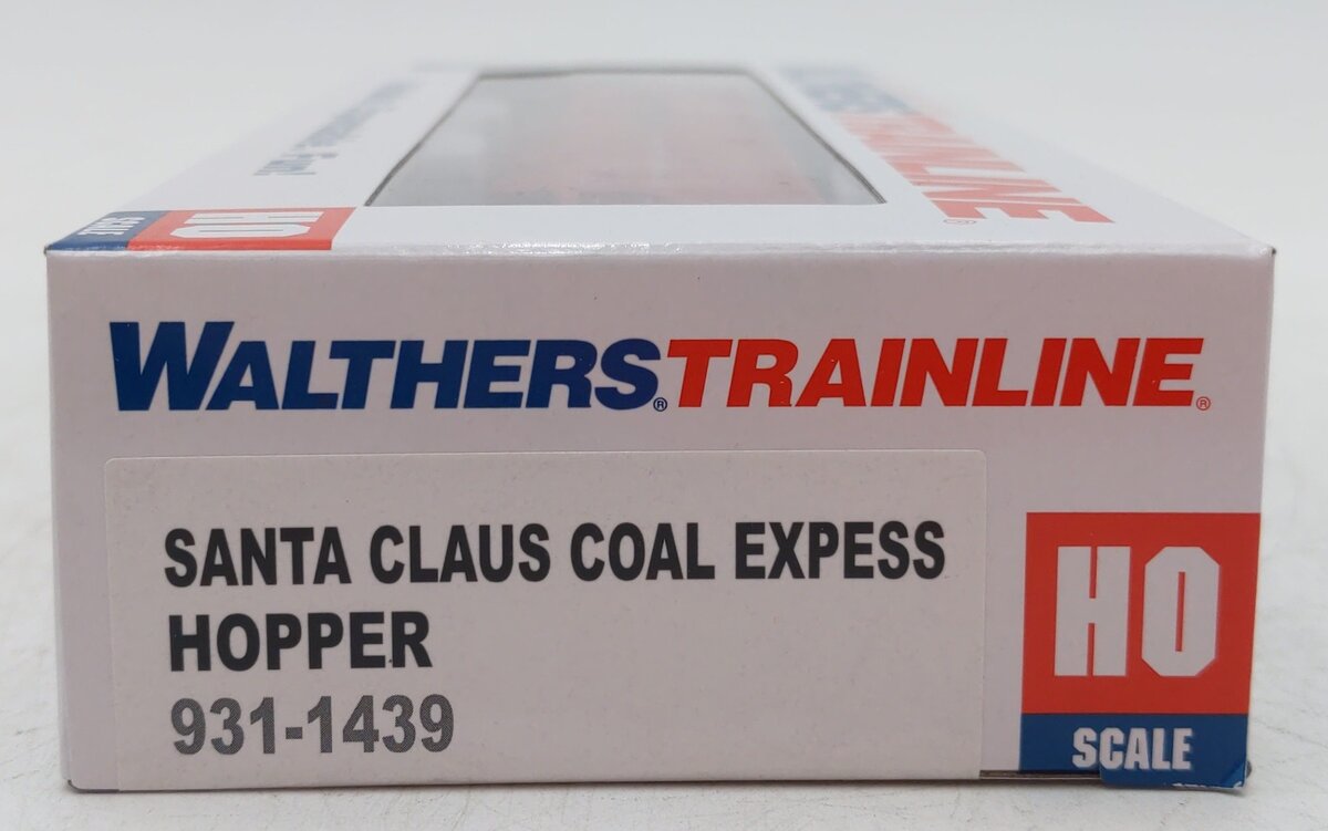 Walthers 931-1439 HO Santa Claus Coal Express Offset Hopper LN/Box