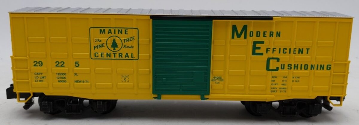 American Flyer 6-44085 S Gauge Maine Central Waffle Sided Boxcar #29225