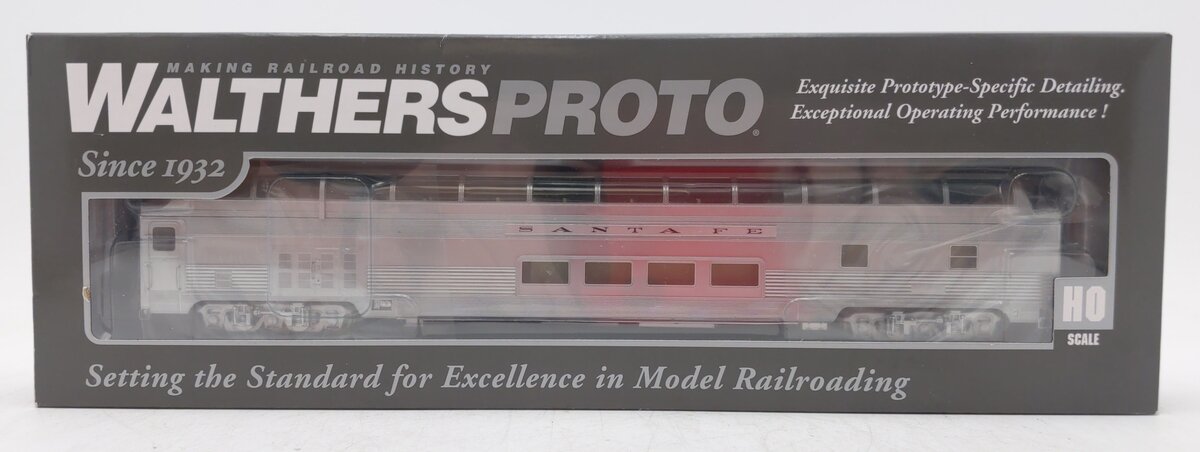 Walthers 920-13500 HO Atchison Topeka Santa Fe 85' Budd Bar Lounge Dormitory