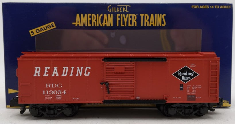 American Flyer 6-44079 S Gauge American Flyer Reading Boxcar #113054 NIB