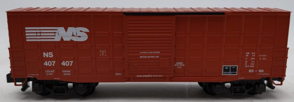 American Flyer 6-44081 S Gauge Norfolk Southern Waffle Sided Boxcar #407407