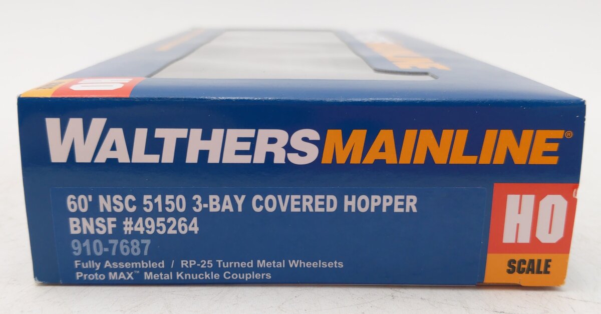 Walthers 910-7687 HO Burlington Northern Santa Fe NSC 5150 Hopper #495264