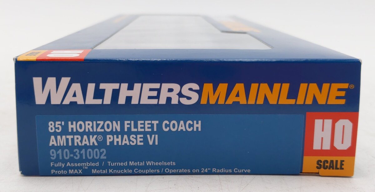 Walthers 910-31002 HO Amtrak Phase VI 85' Horizon Fleet Coach #54500 EX/Box
