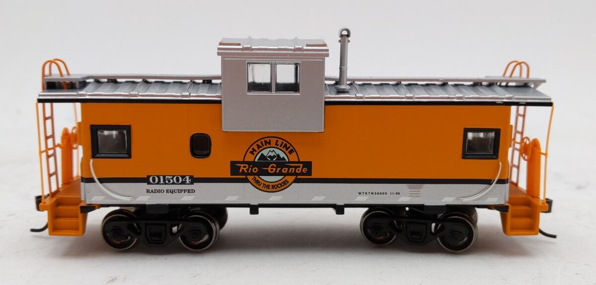 Athearn 75192 HO Scale Rio Grande Wide Vision Caboose #01504 LN/Box