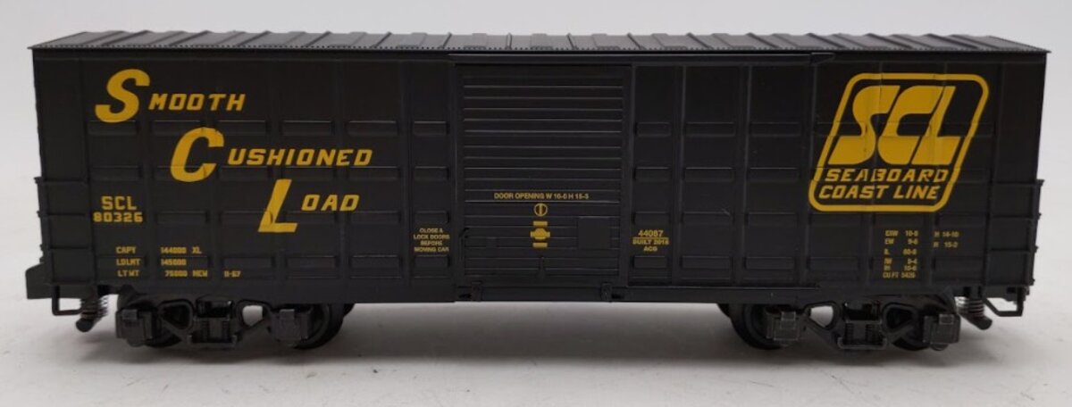 American Flyer 6-44087 S Gauge Seaboard Coast Line Waffle Sided Boxcar #80326