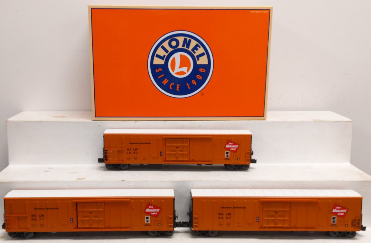 Lionel 6-27373 Milwaukee Road Mechanical 3-Car Reefer Set