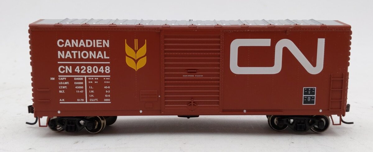 Athearn 70446 HO Canadian National 40' Modernized Box Car #428048