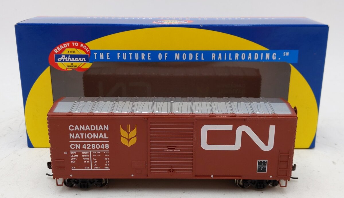 Athearn 70446 HO Canadian National 40' Modernized Box Car #428048