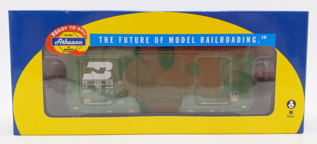 Athearn 76601 HO Burlington Northern 40' High Cube Box Car #285309