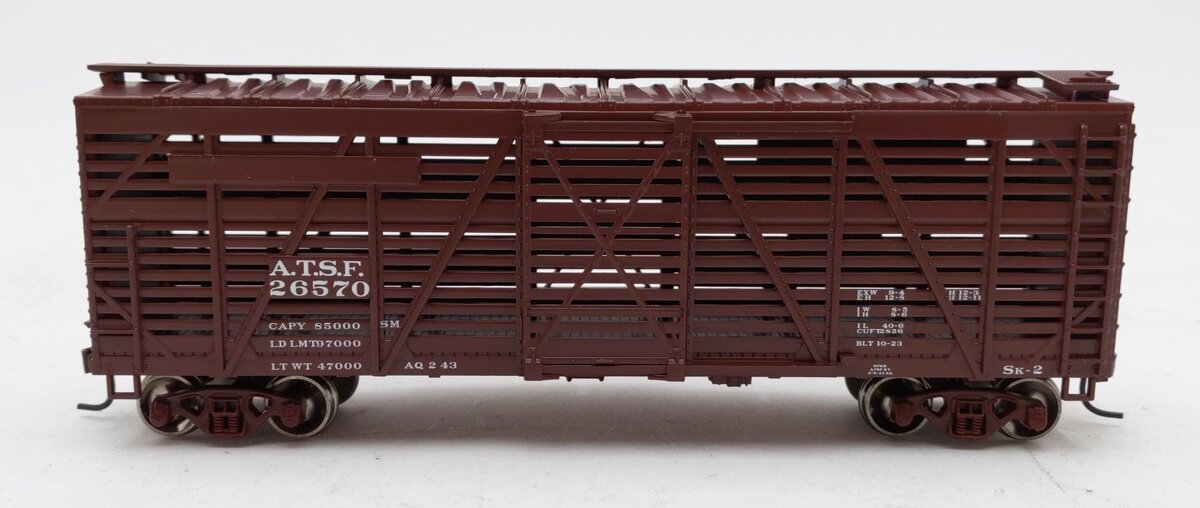 Athearn 73240 HO Santa Fe RTR 40' Stock Car #26570