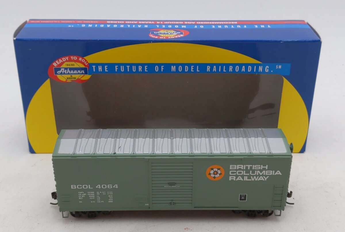 Athearn 70445 HO British Columbia Railway 40' Modern Boxcar #4064