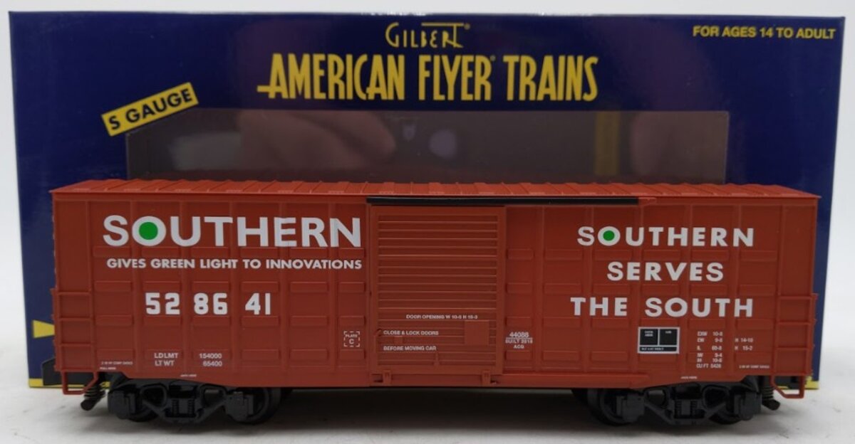 American Flyer 6-44088 S Gauge Southern Waffle Sided Boxcar #528641