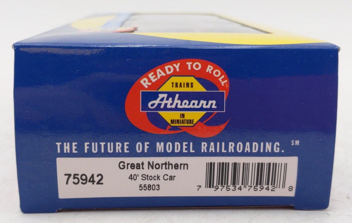 Athearn 75942 HO Great Northern Red RTR 40' Stock Car #55803