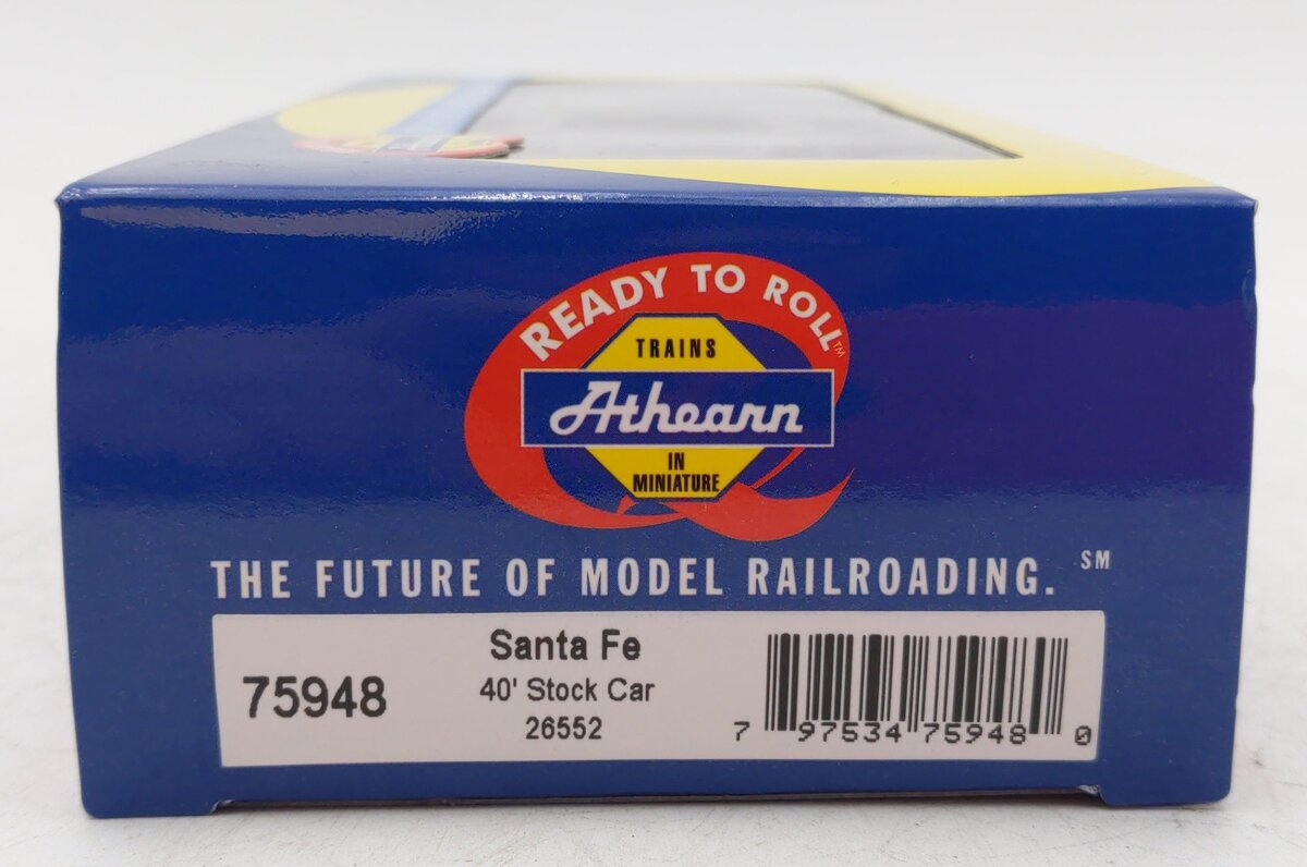 Athearn 75948 HO ATSF RTR 40' Stock Car #26552