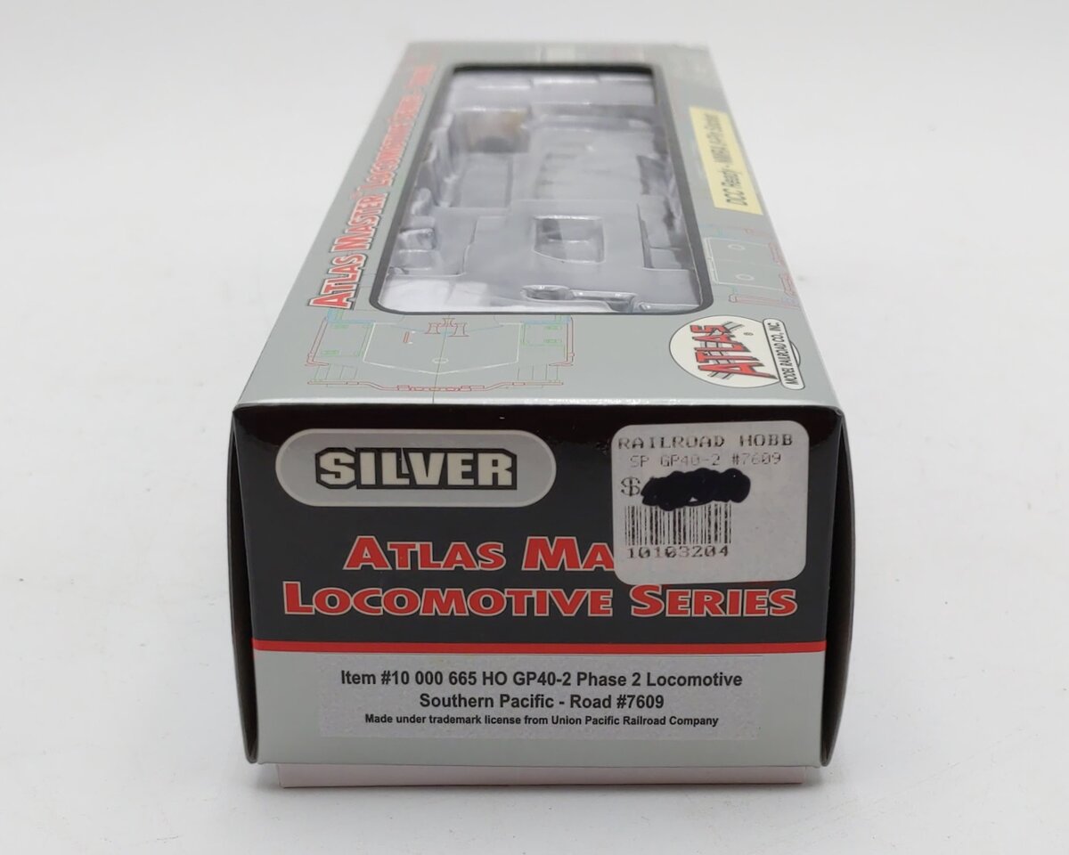 Atlas 10000665 HO Southern Pacific GP40-2 Phase 2 Diesel Locomotive #7609
