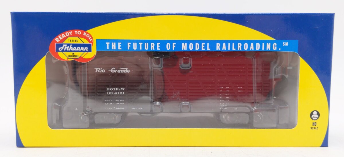 Athearn 75937 D&RGW HO RTR 40' Stock Car #36409