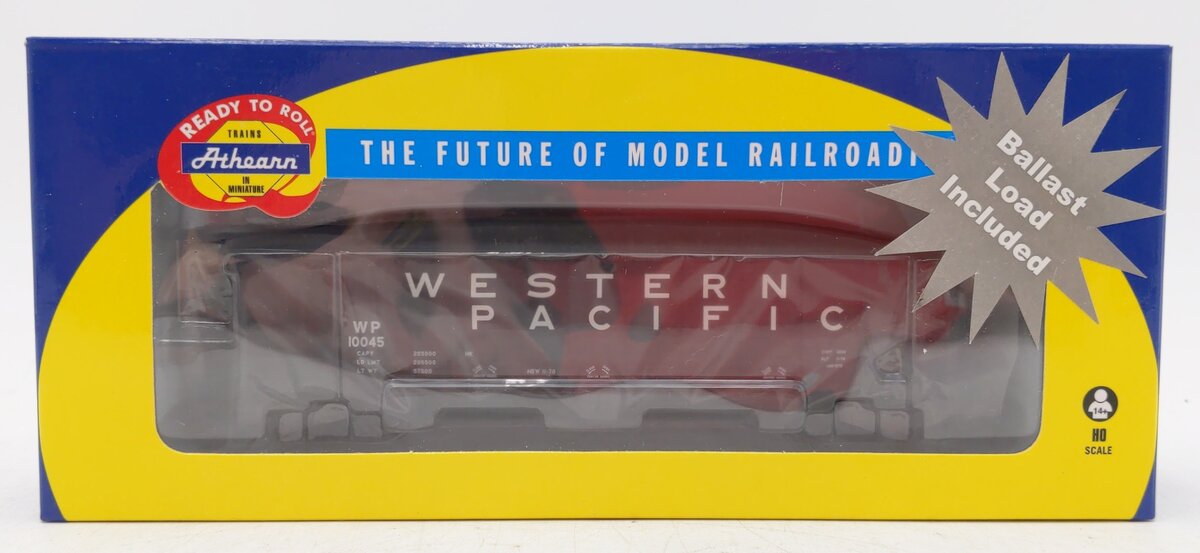 Athearn 76462 HO Scale Western Pacific 40' Outside Braced Ballast Hopper #10045