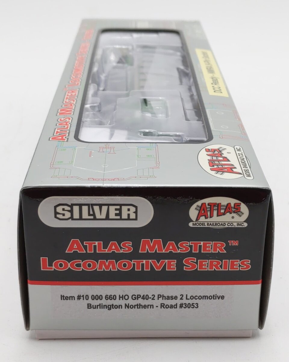 Atlas 10000660 Burlington Northern GP40-2 Phase 2 Diesel Locomotive #3053