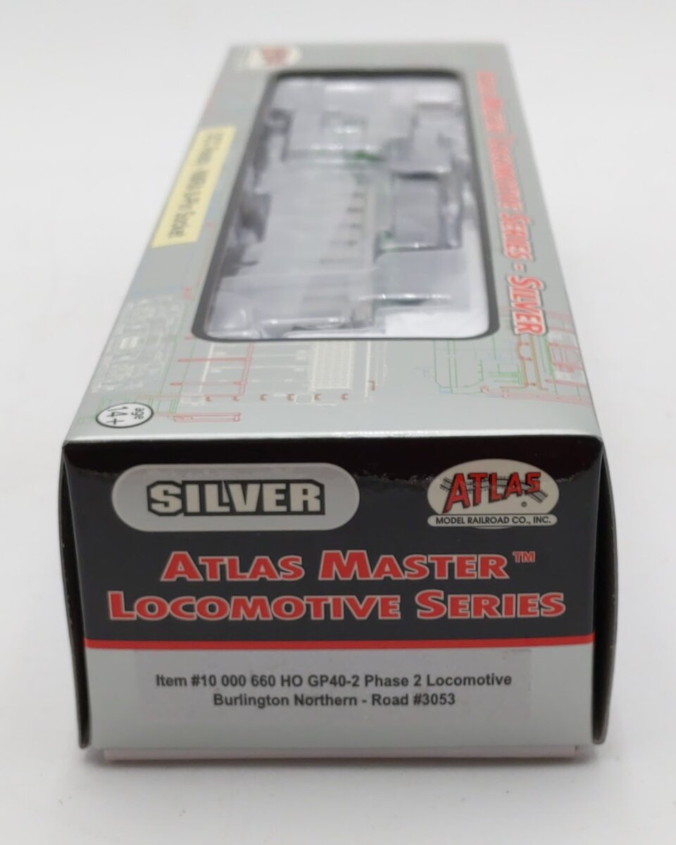 Atlas 10000660 Burlington Northern GP40-2 Phase 2 Diesel Locomotive #3053