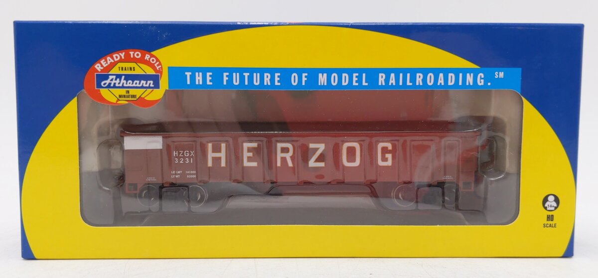 Athearn 86073 HO Herzog RTR 40' Gondola #3231