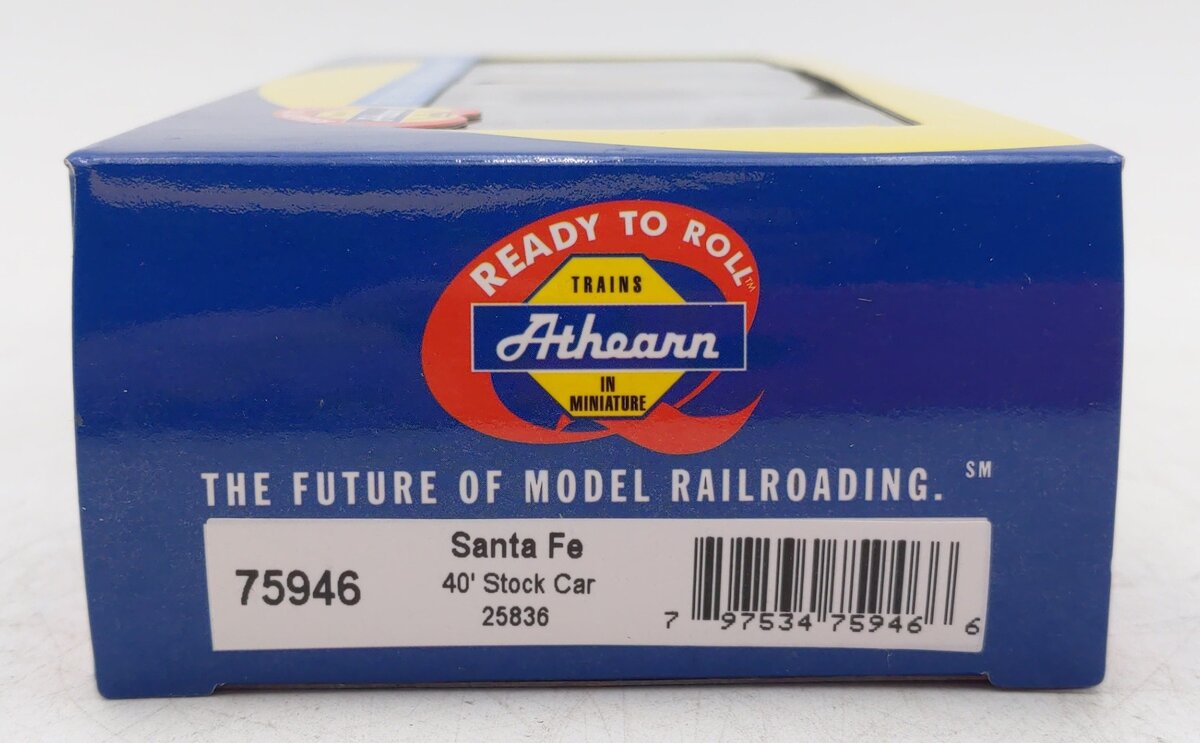Athearn 75946 HO Santa Fe 40' Stock Car #25836