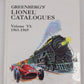 Greenberg's Lionel Catalogues, Vol. 6, 1961-1969 Hardcover By Bruce C. Greenberg EX