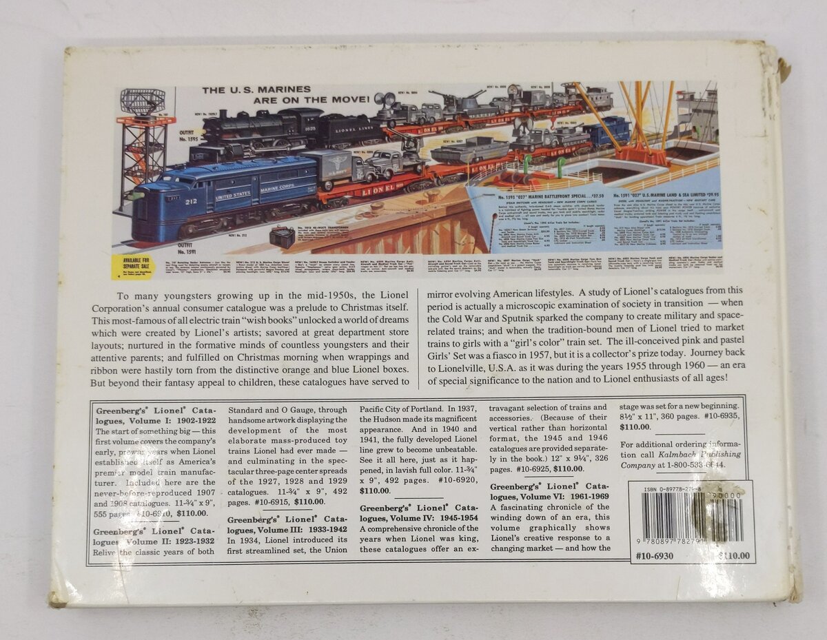 Greenberg's Lionel Catalogues, Vol. 5: 1955-1960 Hardcover By Bruce C Greenberg