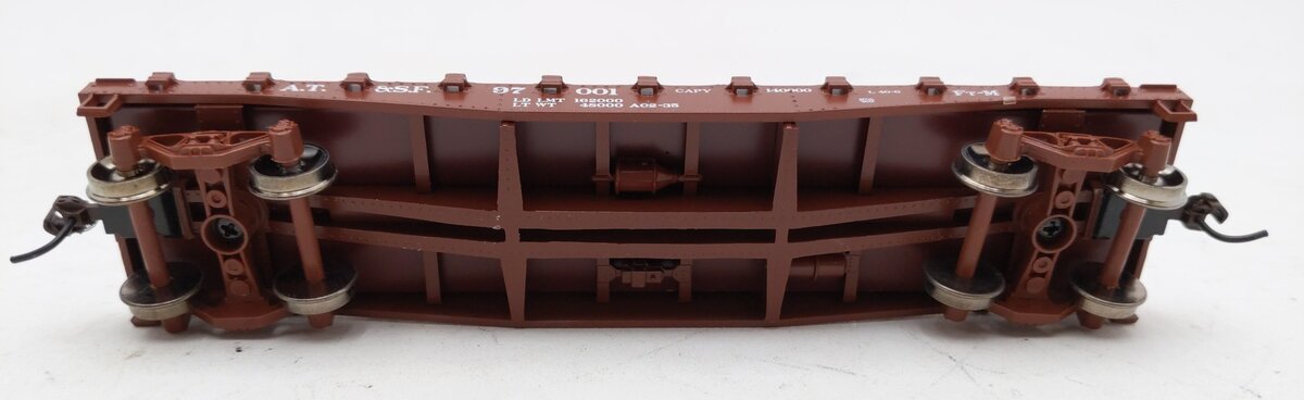 Athearn 92173 HO Santa Fe RTR 40' Flatcar w/Crates #97001