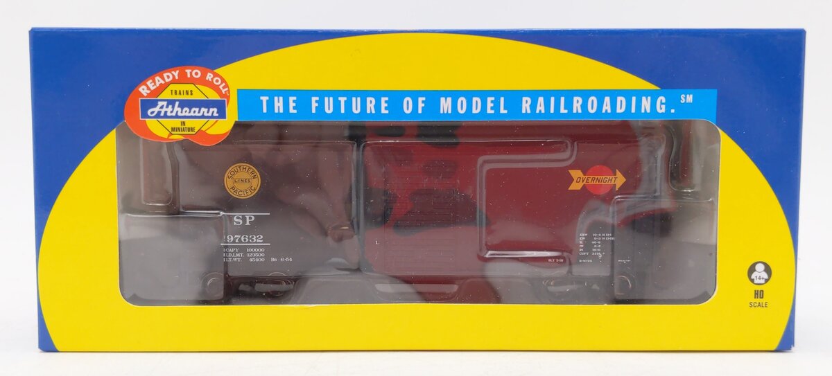 Athearn 70013 HO Southern Pacific RTR 40' YSD Overnight/Black Box Car #97632