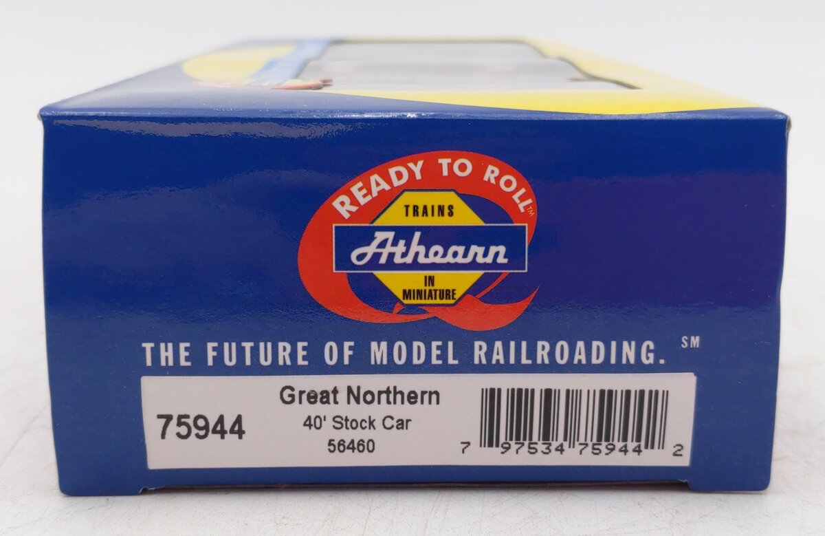 Athearn 75944 HO Great Northern RTR 40' Red Stock Car #56460