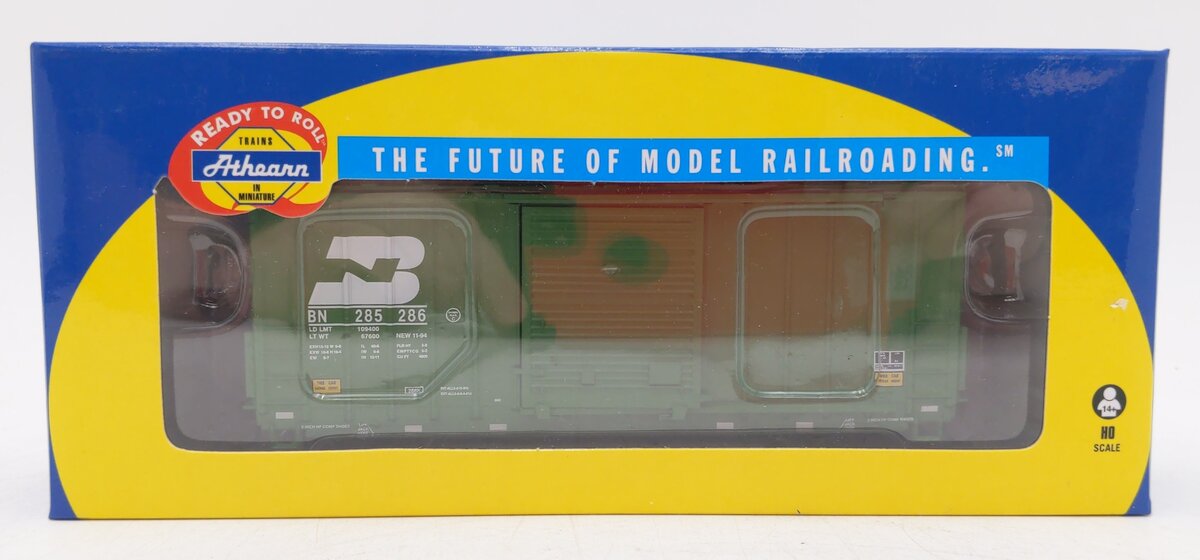 Athearn 76600 HO Burlington Northern RTR 40' High Cube Box Car #285286